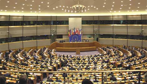 European Parliament in session