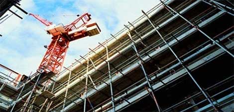 construction production plummets