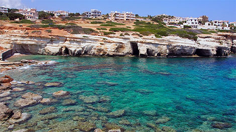 Sea Caves at Peyia Cyprus