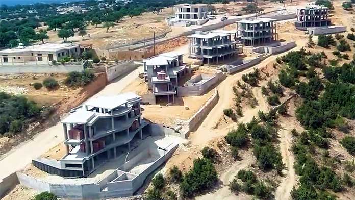 new homes under construction